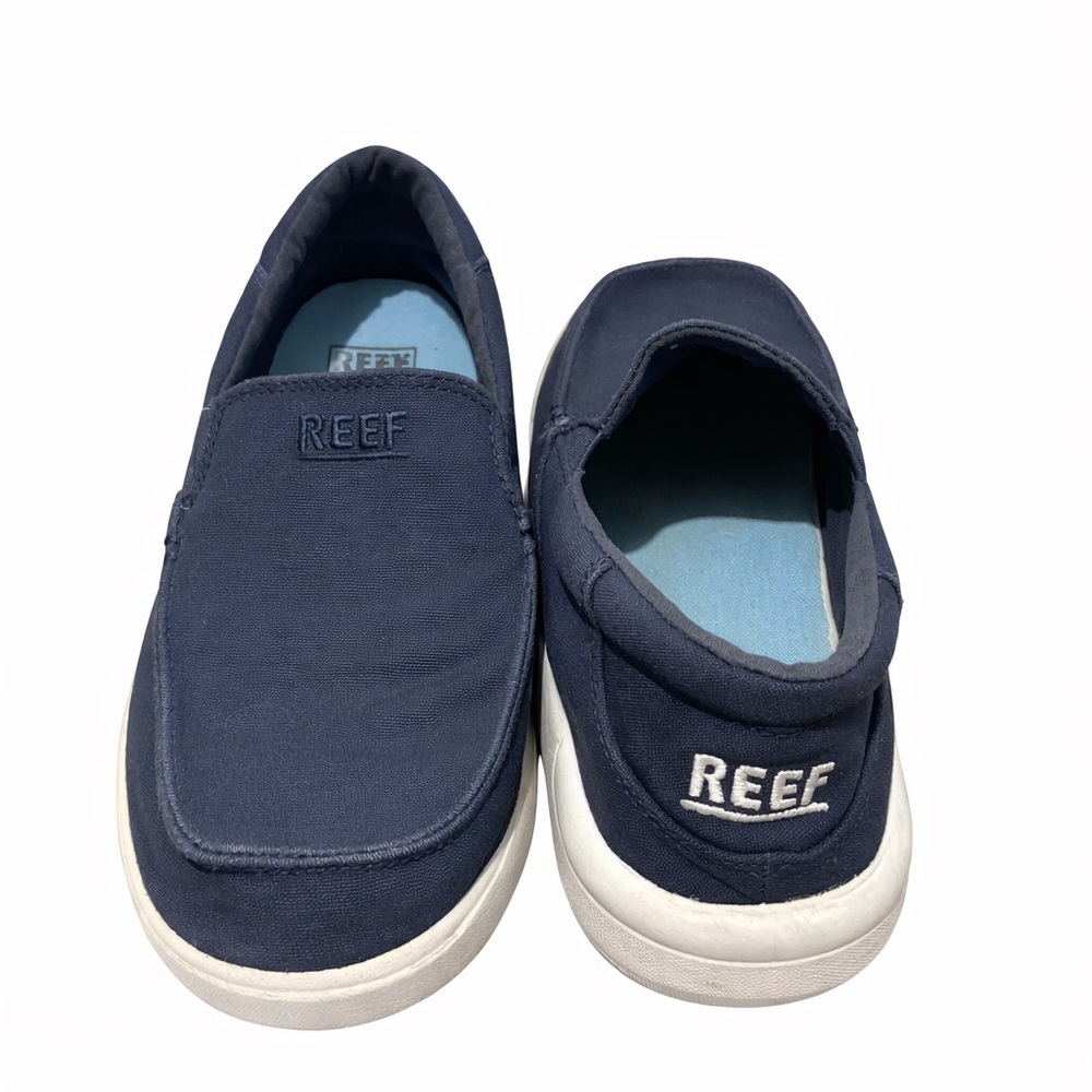 Reef Swellsole Vibes Slip-On Shoes Navy Size 4 Kids